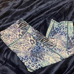 Constantly Varied Gear Wild Thing Blue Animal Print Leggings